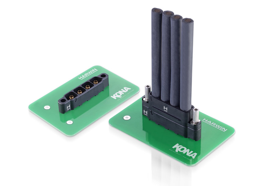 Kona high reliability power connectors from Harwin now available through Powell Electronics